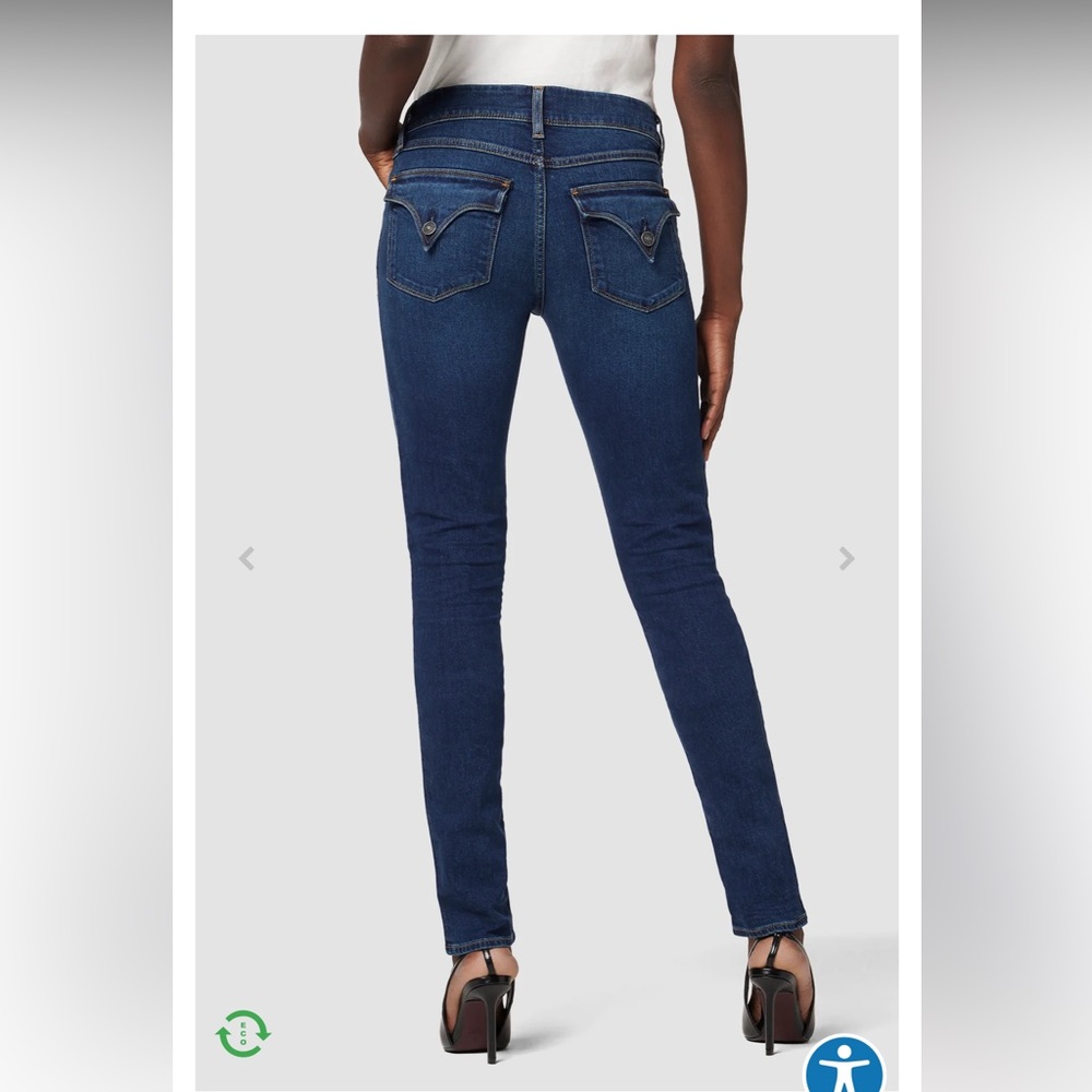 Hudson Collin Midrise Skinny Jeans - size 26